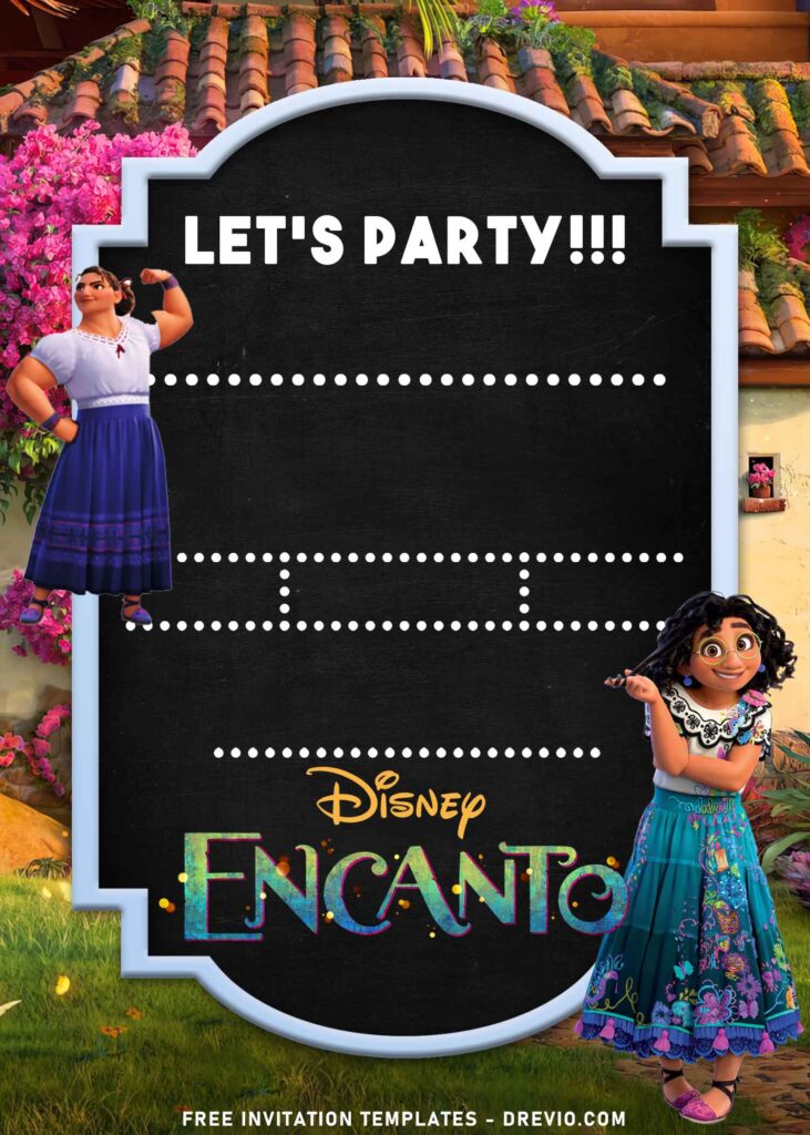 8+ Festive Disney Encanto Themed Birthday Invitation Templates with Luisa