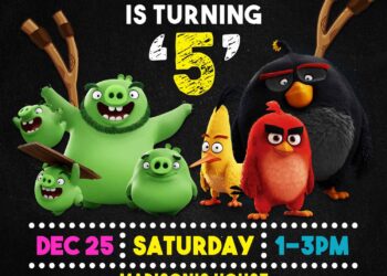 9+ Funny Angry Birds And Bad Piggies Birthday Invitation Templates