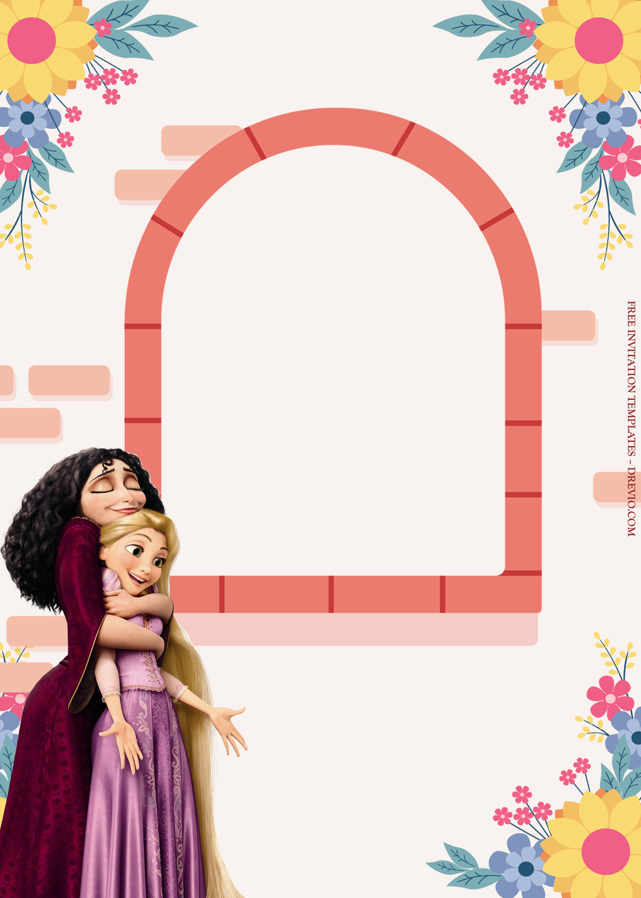10+ Tangled With Princess Rapunzel Birthday Invitation Templates Nine