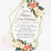 10+ Cascading Blush Watercolor Floral Wedding Invitation Templates
