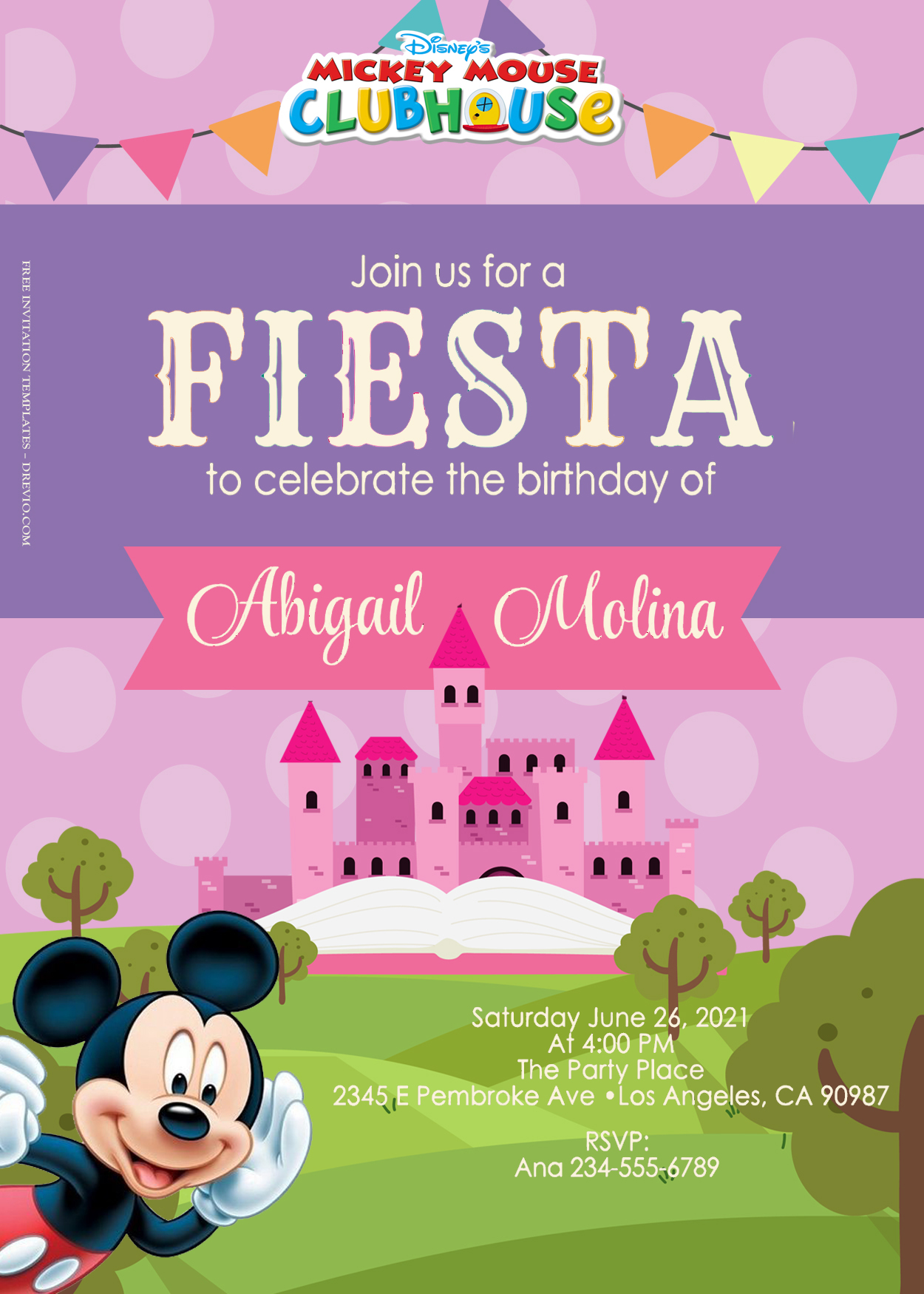 11+ Mickey Mouse Club Have Fun Together Birthday Invitation Templates Title
