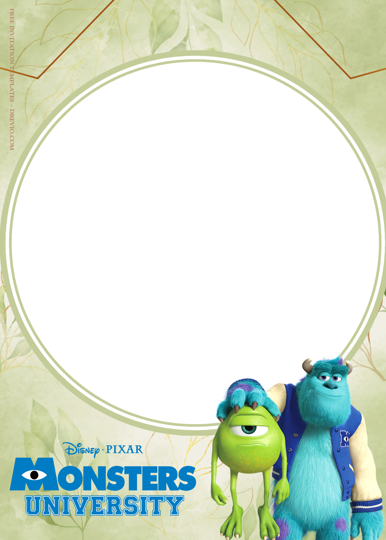 11+ Monster University Ready To Party Birthday Invitation Templates One