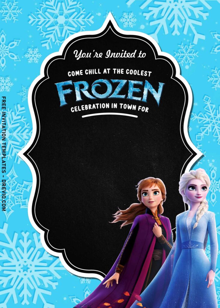 7+ Enchanting Frozen Princess Birthday Invitation Templates with Anna