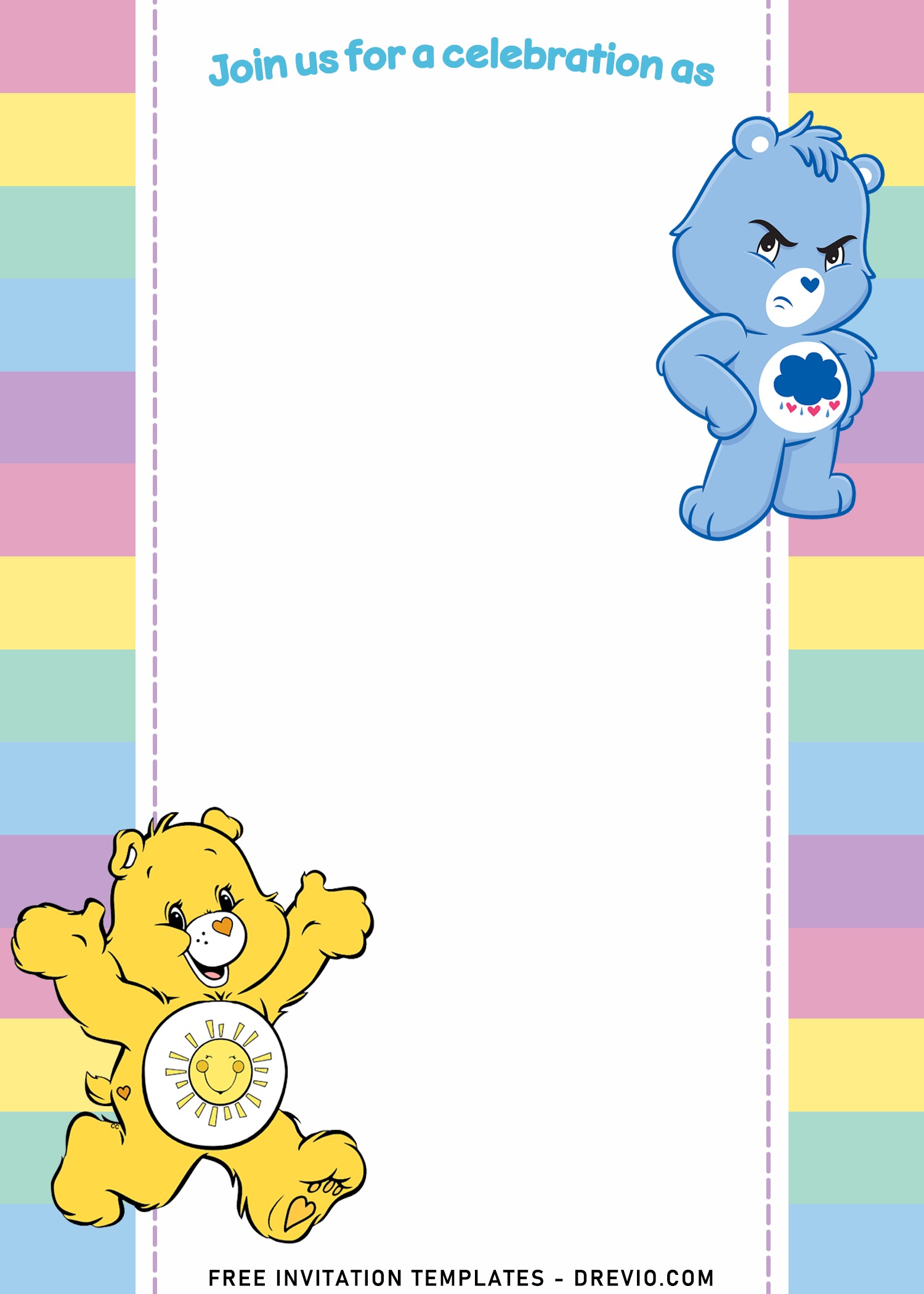 7-care-bears-girl-birthday-invitation-templates-download-hundreds