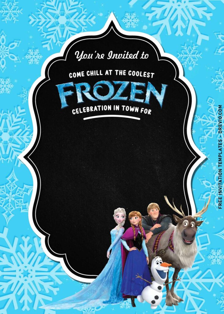 7+ Enchanting Frozen Princess Birthday Invitation Templates with Elsa