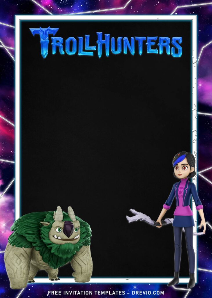 7+ Chronicle Trollhunters Birthday Invitation Templates with Vendel and Jim Lake Jr.