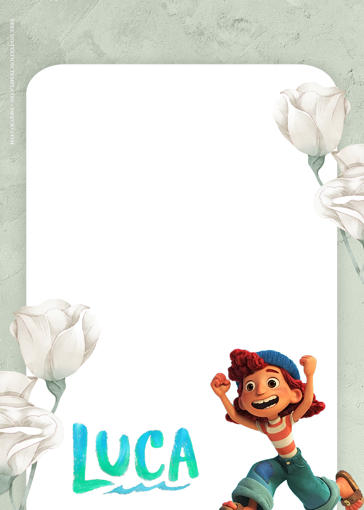 8+ Under Water Blossom With Luca Birthday Invitation Templates Five