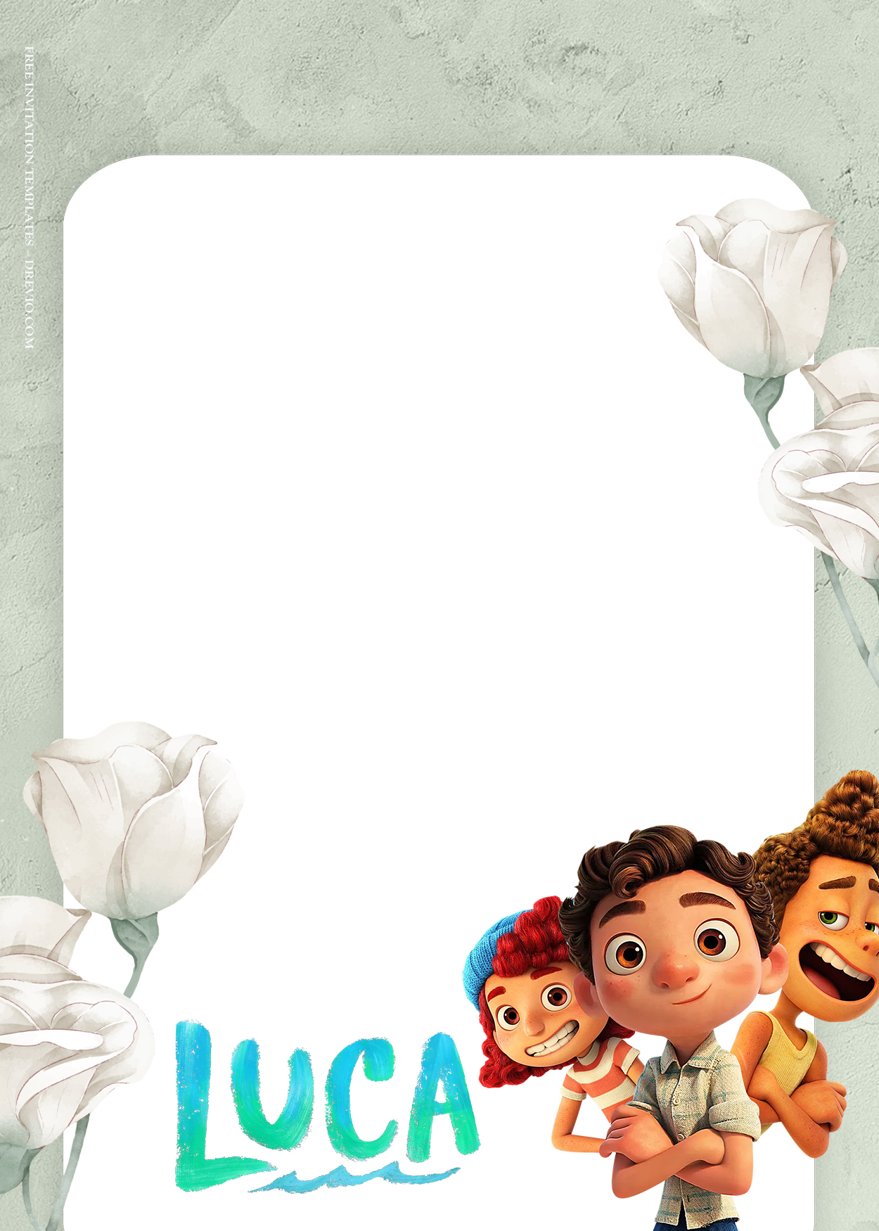 8+ Under Water Blossom With Luca Birthday Invitation Templates Four
