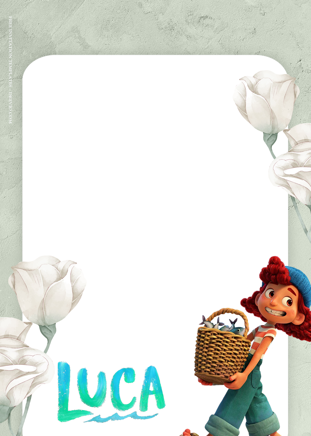 8+ Under Water Blossom With Luca Birthday Invitation Templates One