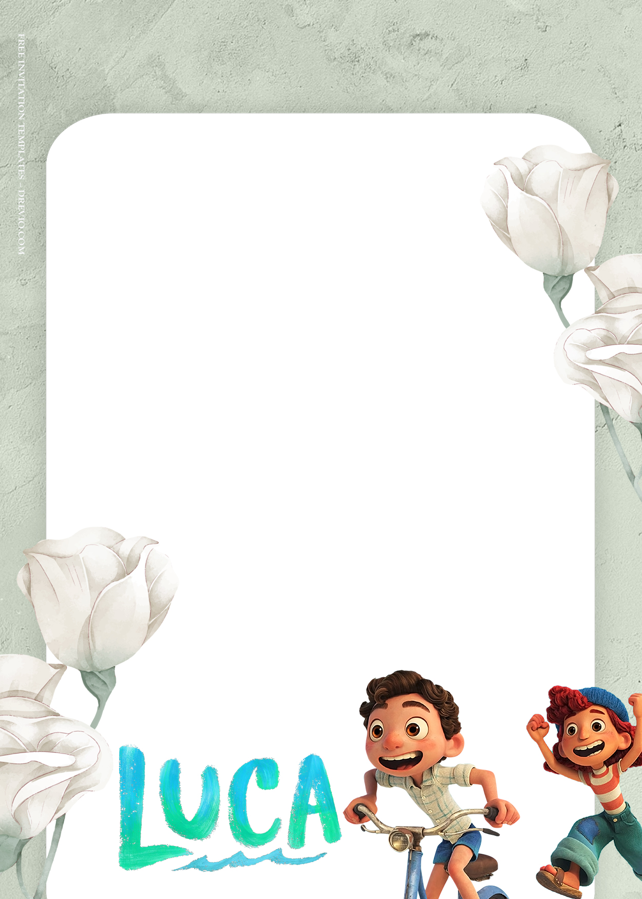 8+ Under Water Blossom With Luca Birthday Invitation Templates Two