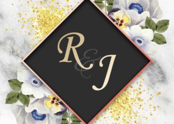 8+ Vintage Rose And Geranium Monogram Wedding Invitation Templates