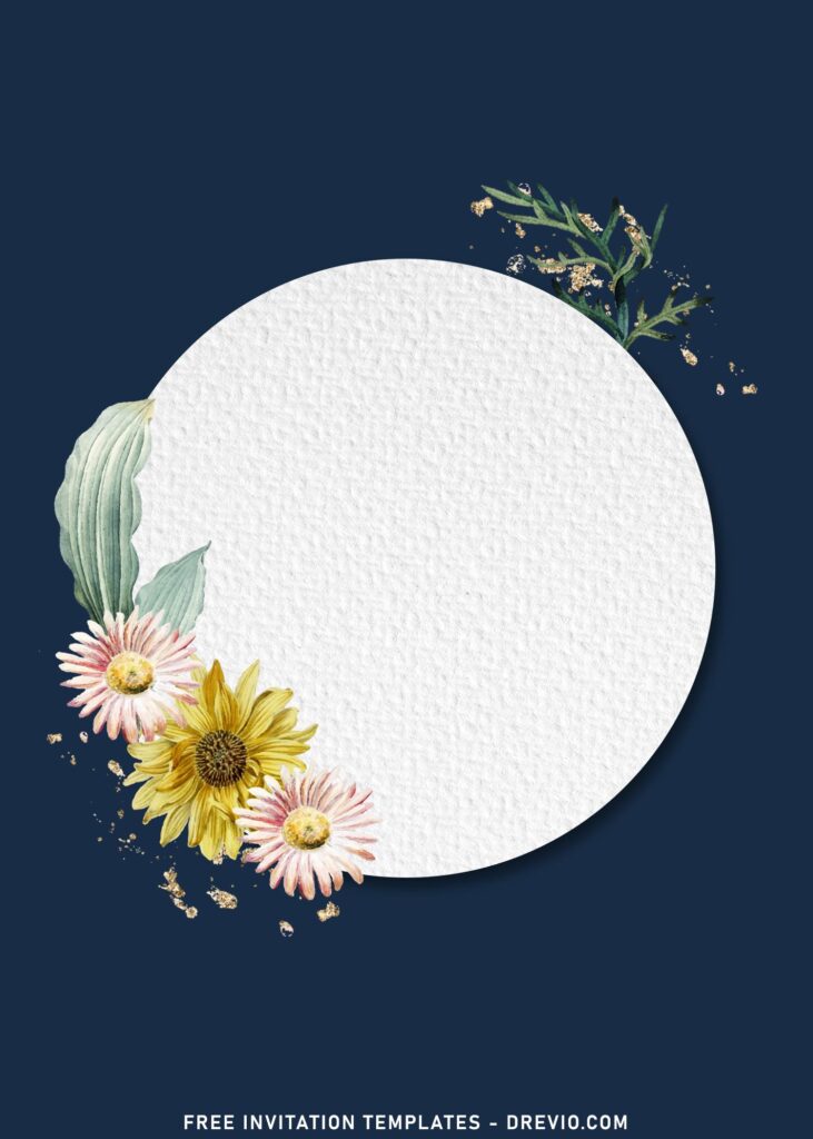 8+ Gorgeous Paper Daisy Wedding Invitation Templates with chamomile