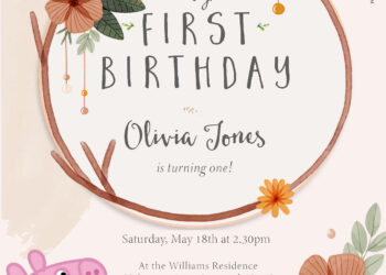 9+ Peppa Pig Blossoming Family Birthday Invitation Templates Title