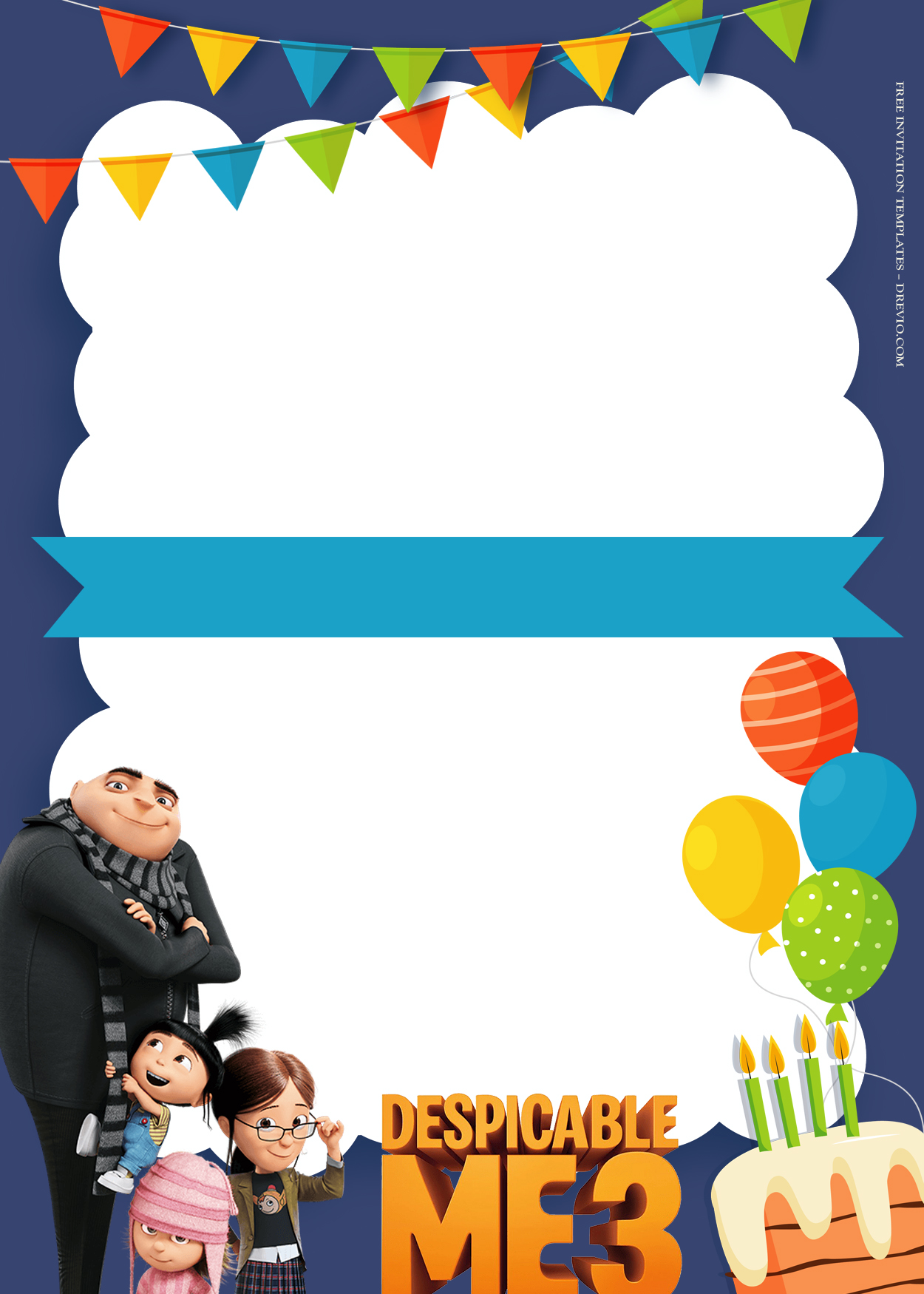 10+ Despicable Me With Family Birthday Invitation Templates One