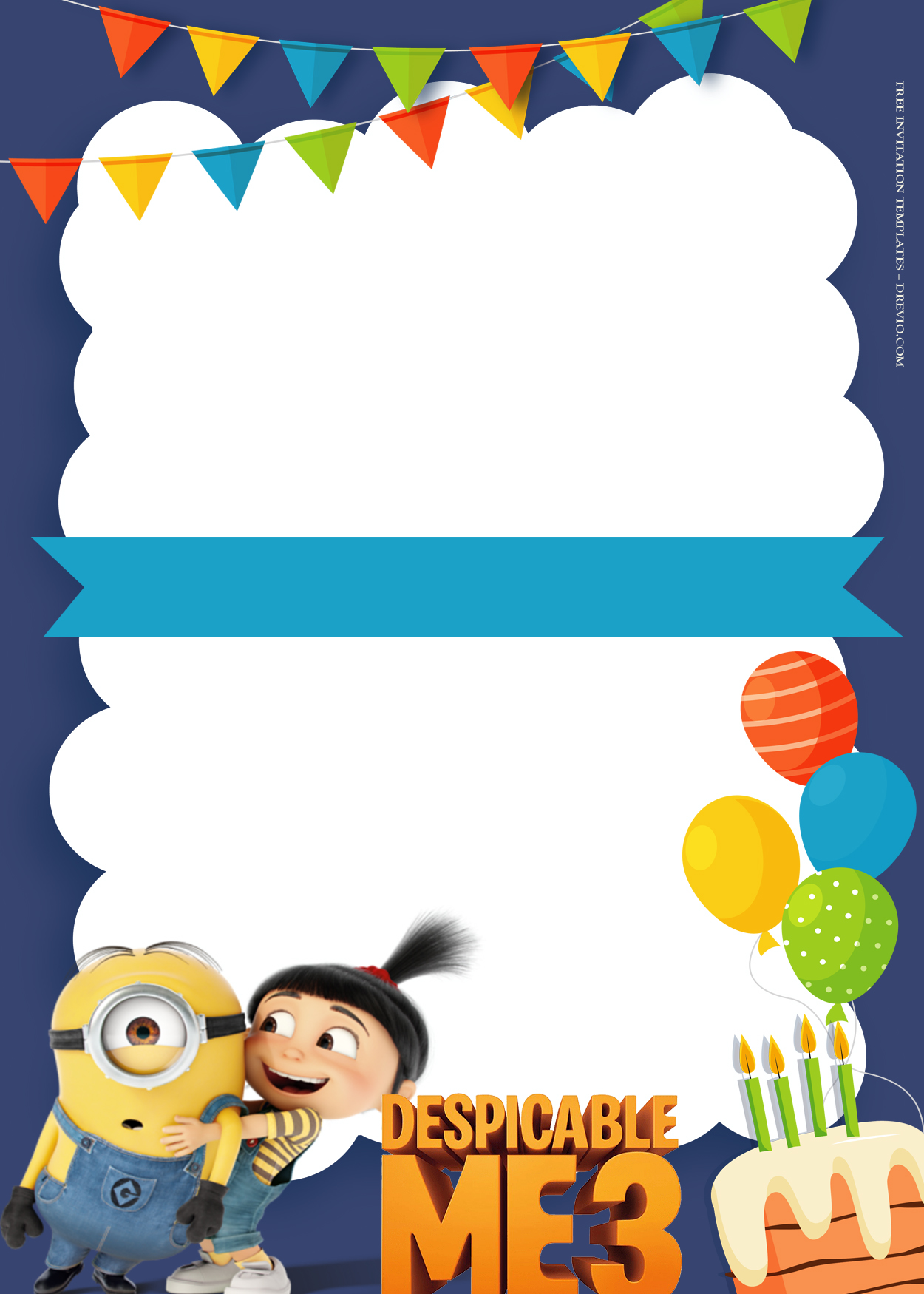 10+ Despicable Me With Family Birthday Invitation Templates Two