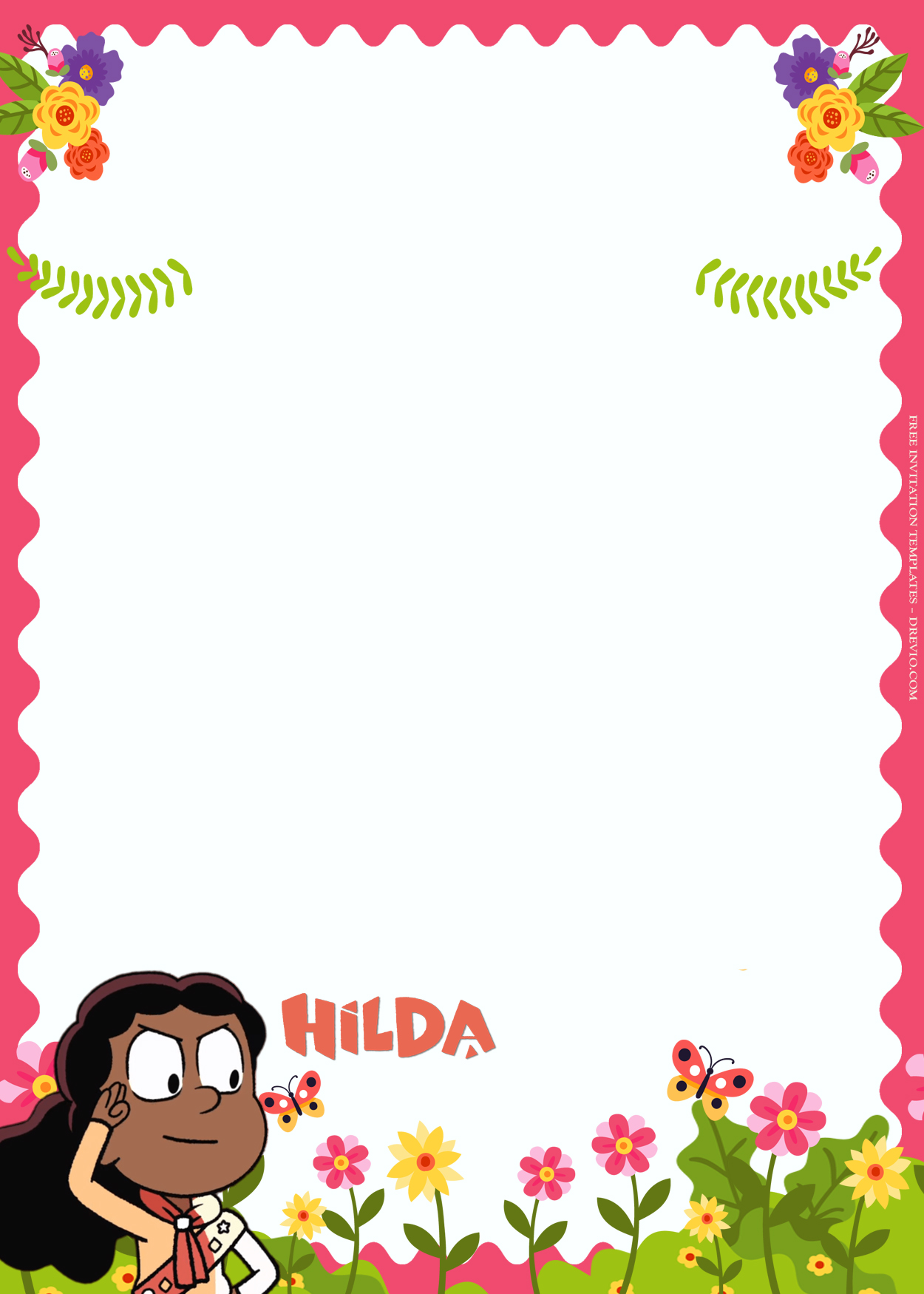 11+ Hilda And Friends Birthday Invitation Templates Five