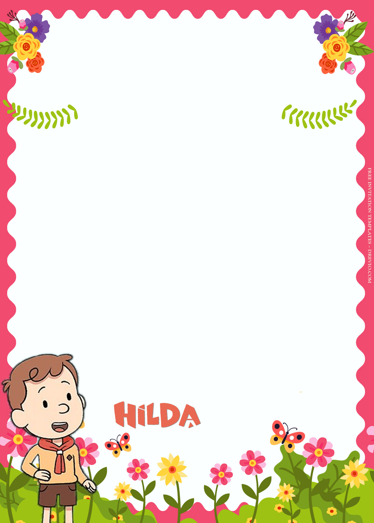 11+ Hilda And Friends Birthday Invitation Templates Seven