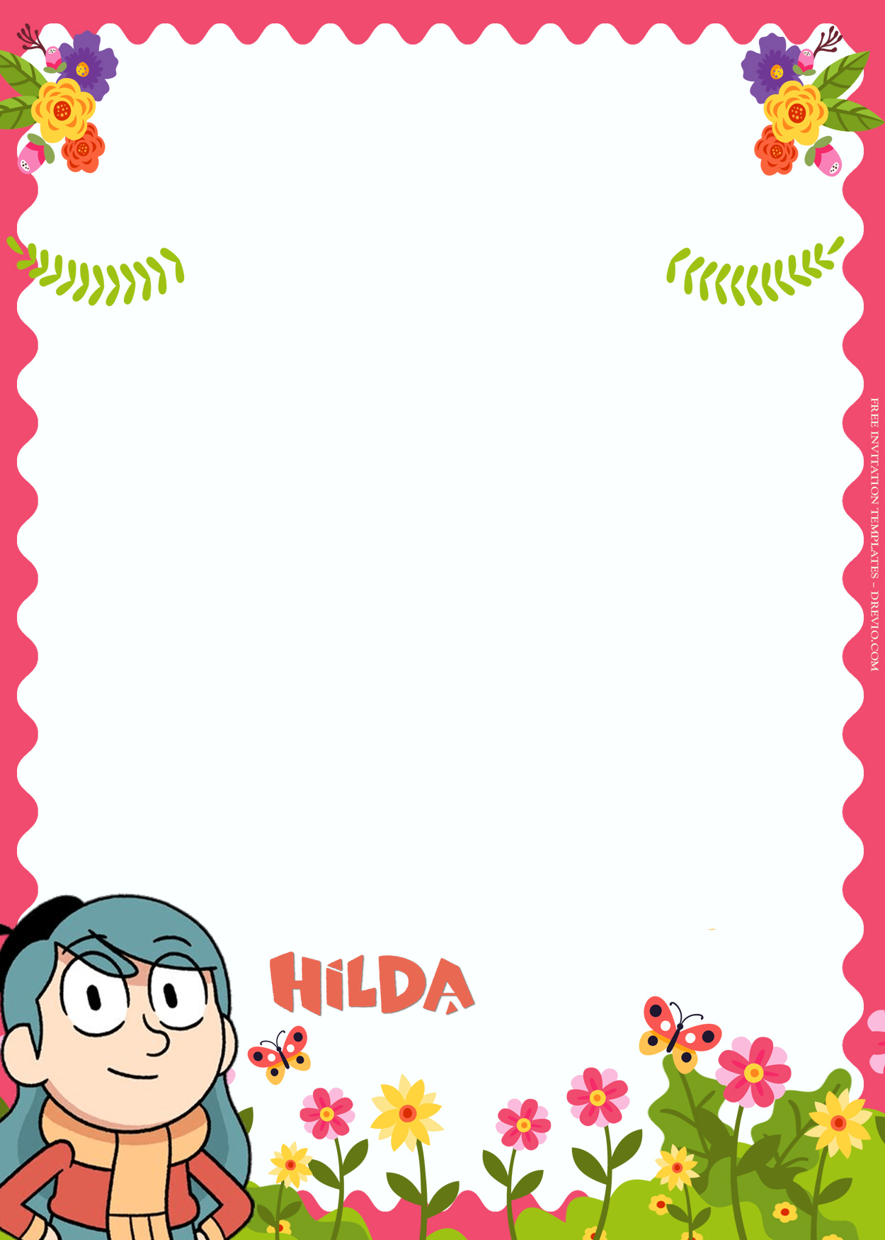 11+ Hilda And Friends Birthday Invitation Templates Two