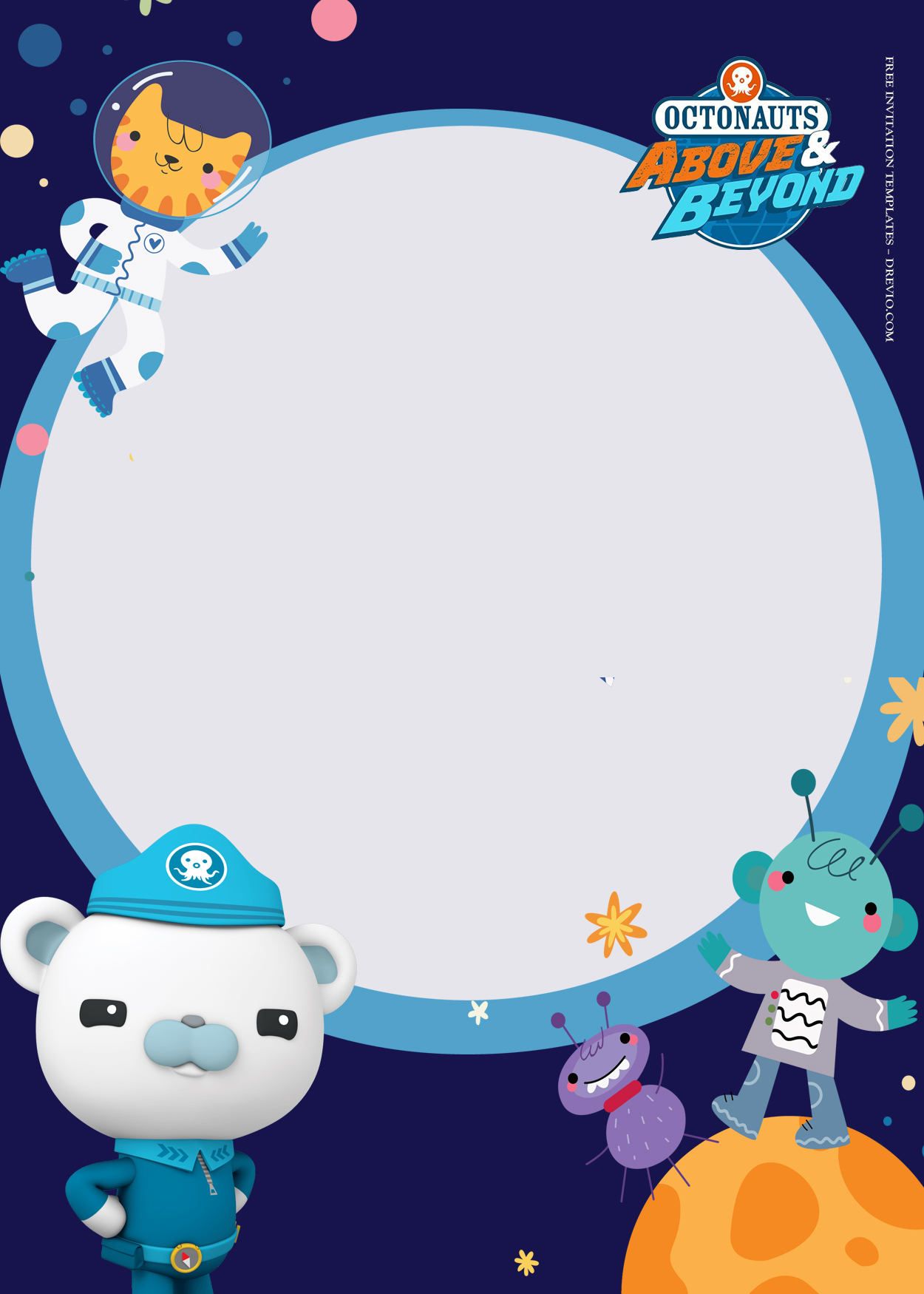 11+ Octonauts Above And Beyond Birthday Invitation Templates Two