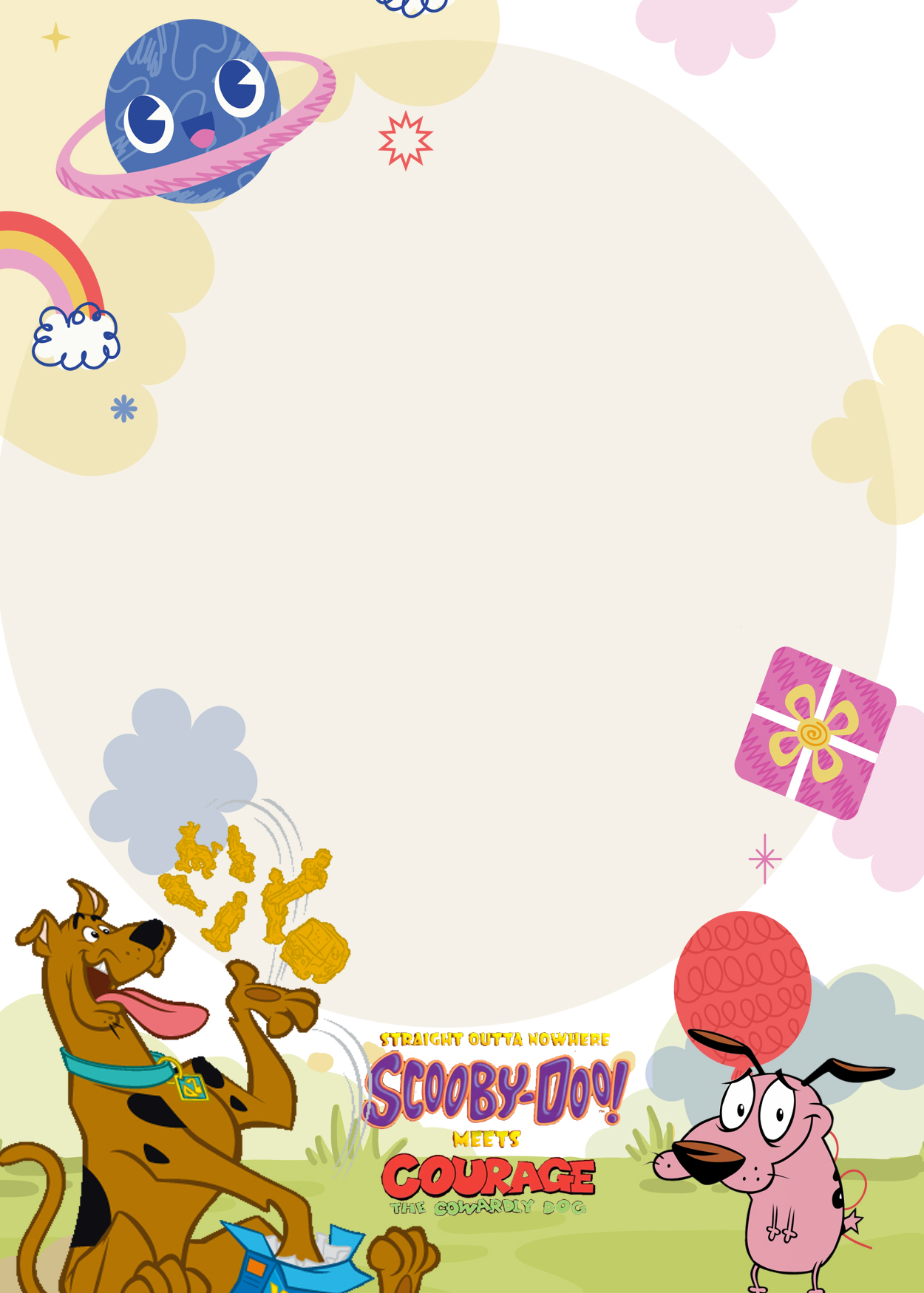7+ Scooby Doo Meets Courage Birthday Invitation Templates Two