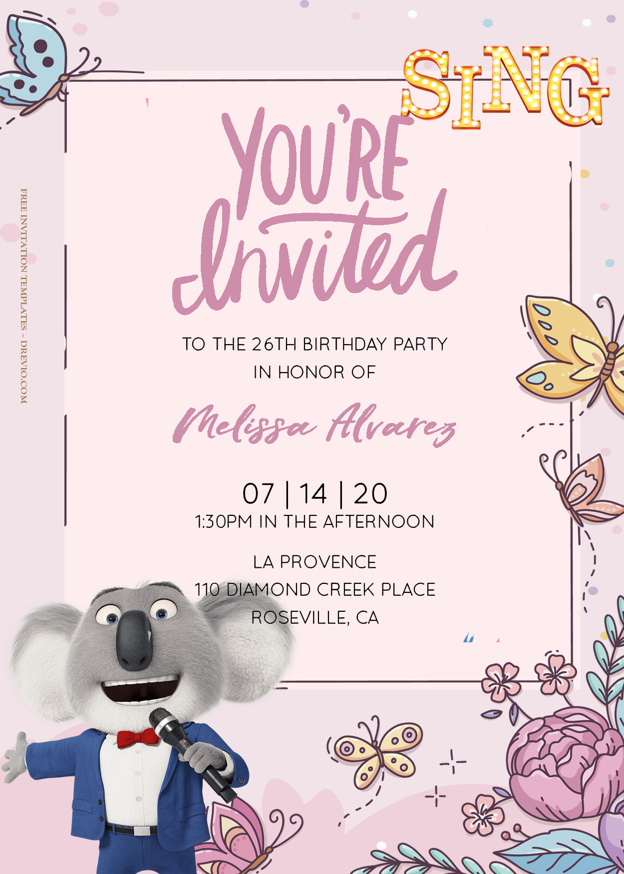 7+ Sing Along With Us Birthday Invitation Templates Title