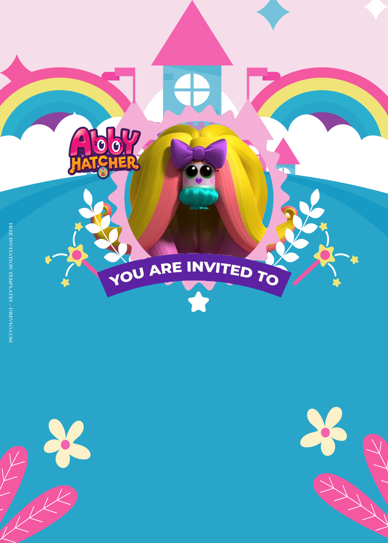 8+ Abby Hatcher Party Birthday Invitation Templates Two
