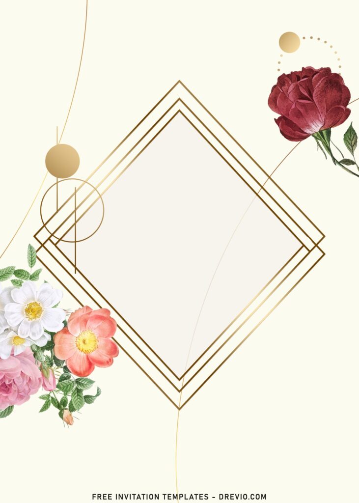 8+ Oh So Chic Floral Invitation Templates With Delicate Garden roses