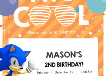 8+ Sonic The Hedgehog The Movie Birthday Invitation Templates Title