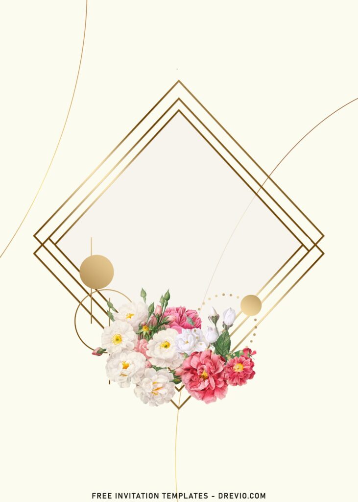 8+ Oh So Chic Floral Invitation Templates With Delicate Garden Flowers and 