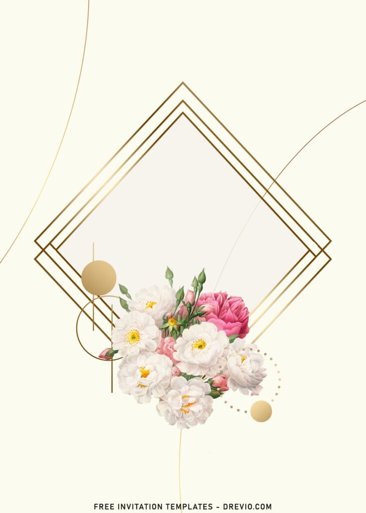 8+ Oh So Chic Floral Invitation Templates With Delicate Garden Flowers and 