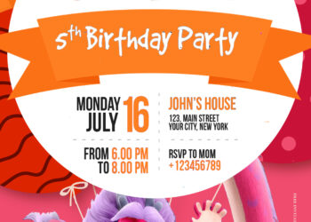 8+ Wish Dragon Party Birthday Invitation Templates Title