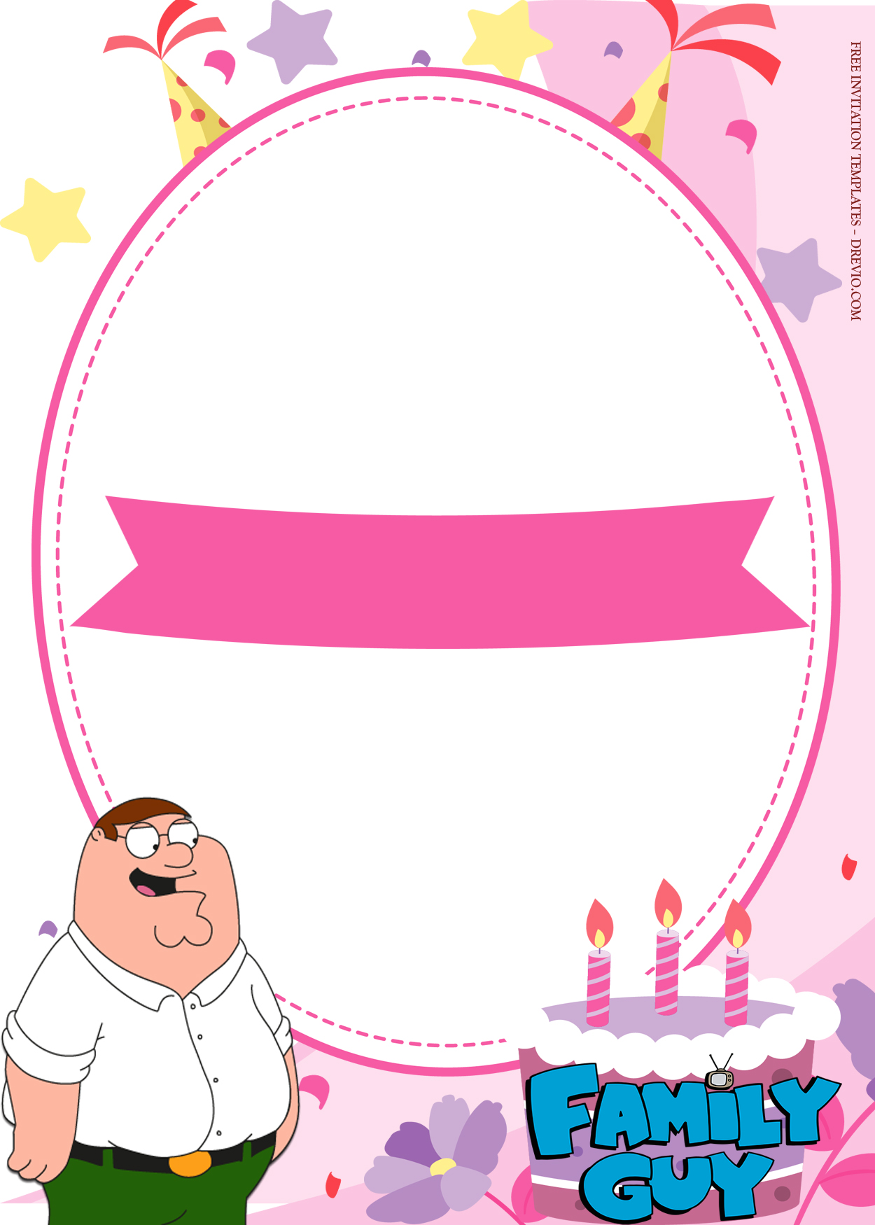 9+ Family Guy Party Birthday Invitation Templates Four