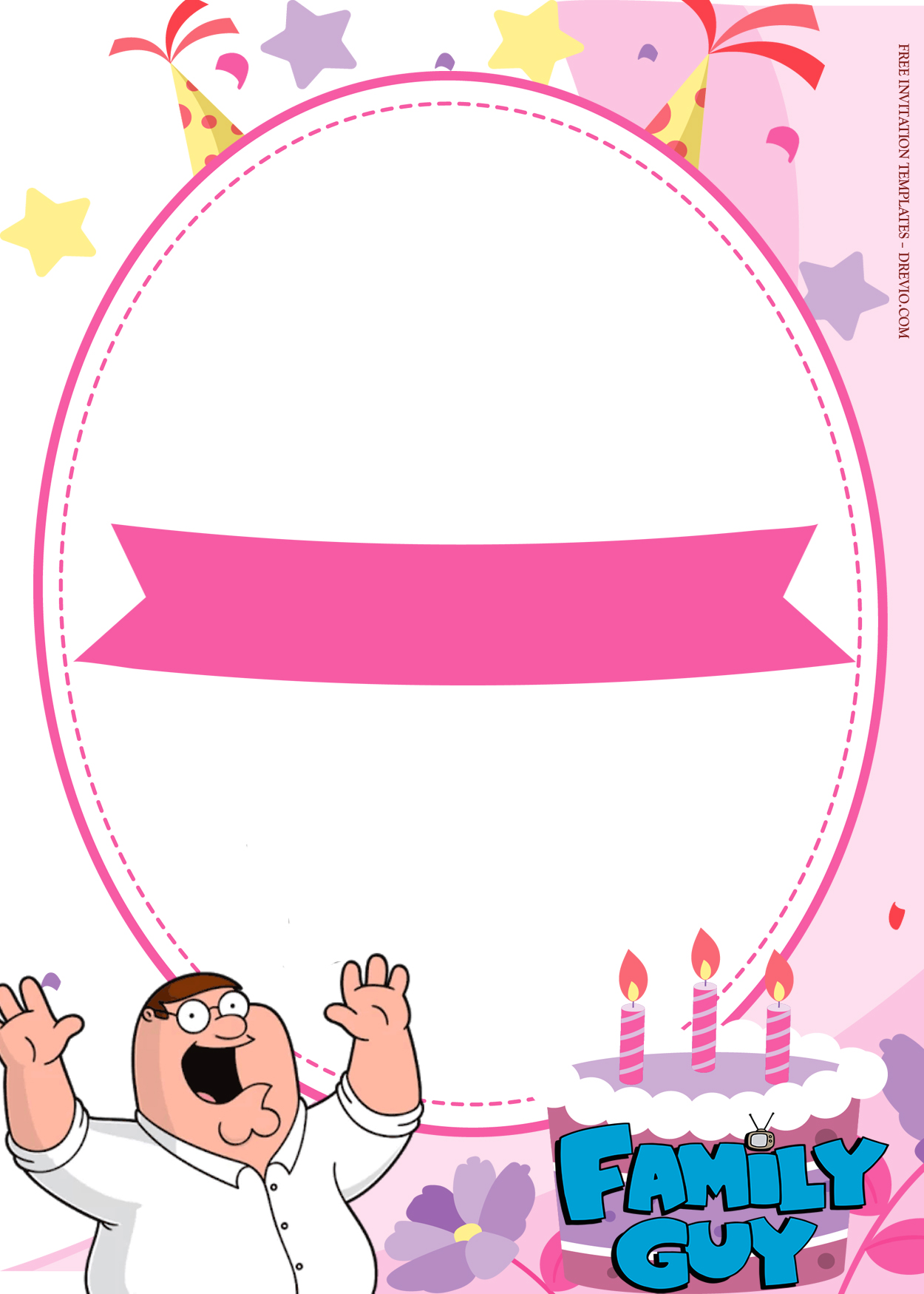 9+ Family Guy Party Birthday Invitation Templates Two