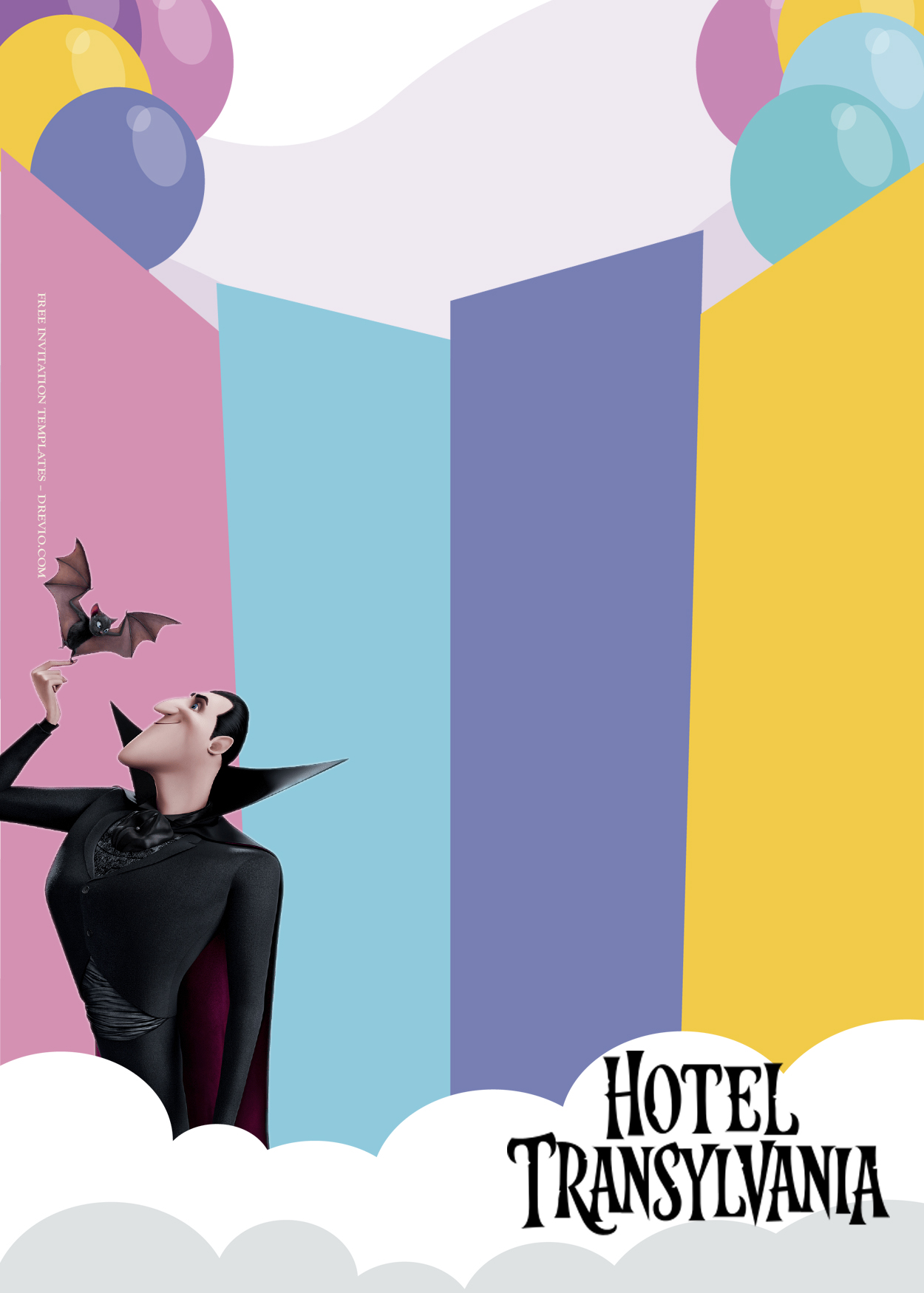 9+ Hotel Transylvania Party Birthday Invitation Templates Five