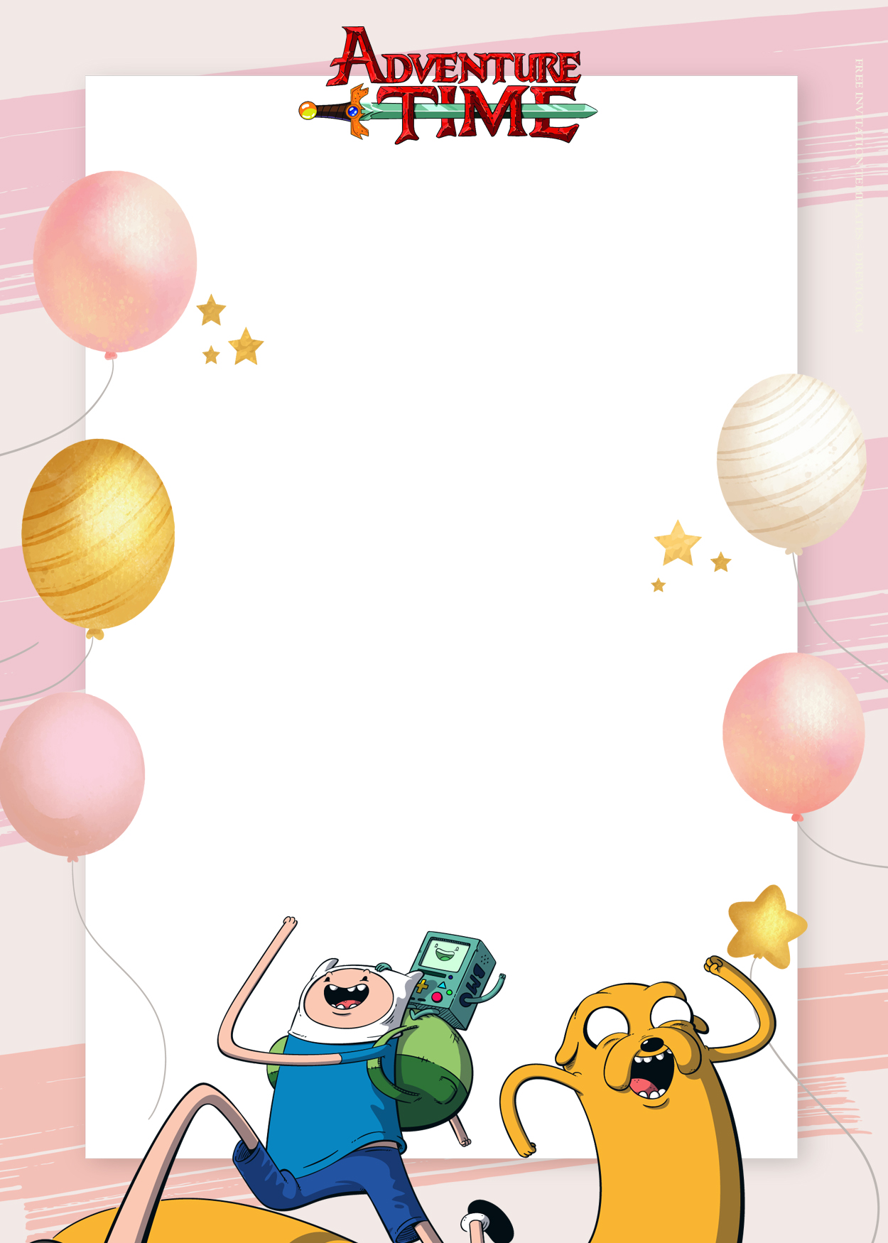 9+ Magical Adventure Time Birthday Invitation Templates Eight