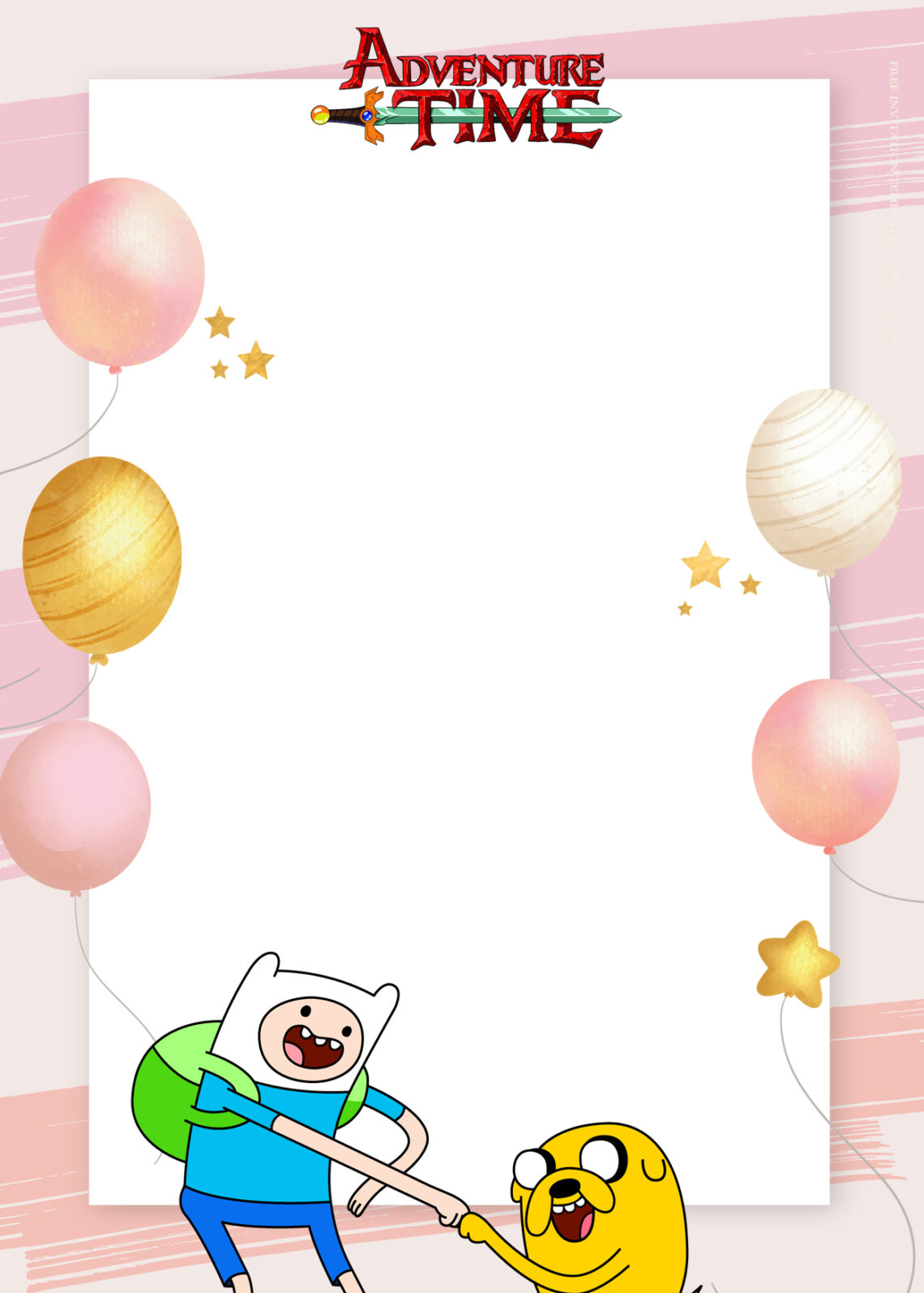 9+ Magical Adventure Time Birthday Invitation Templates Two