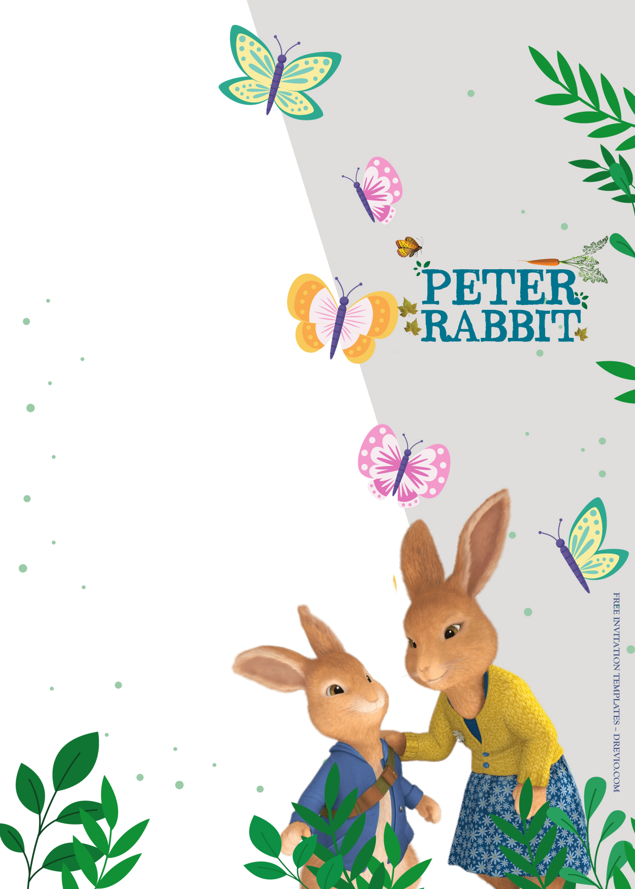 9+ Peter Rabbit All Around Birthday Invitation Templates Eight