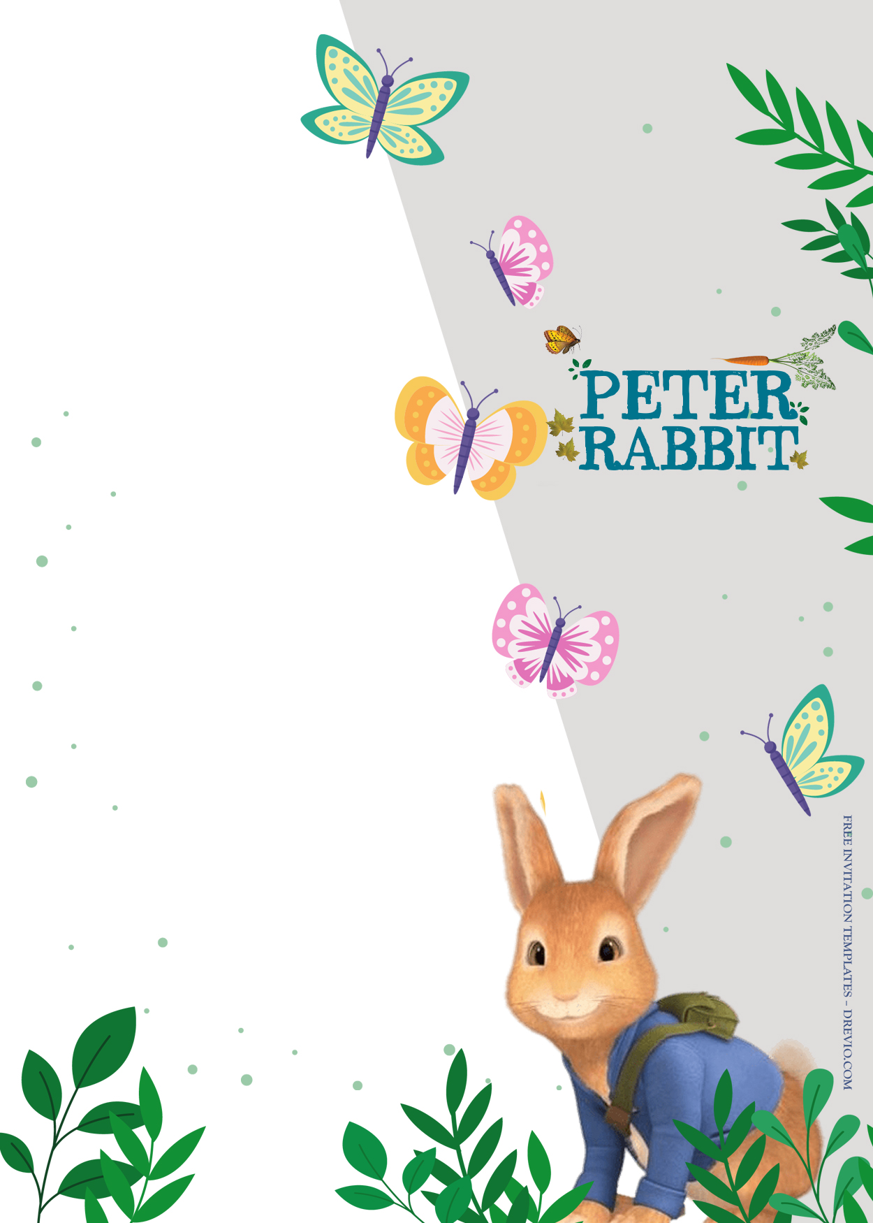 9+ Peter Rabbit All Around Birthday Invitation Templates Seven