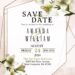 9+ Passionate Chic Lily Floral Save The Date Invitation Templates