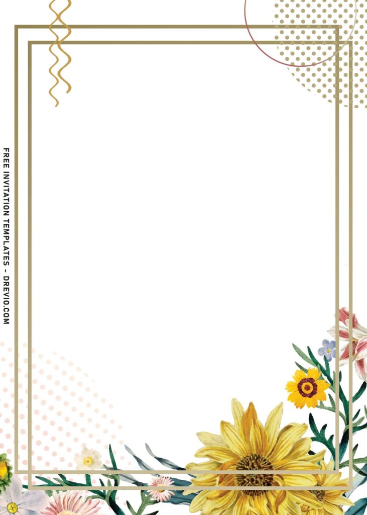 Invitation Template of 9+ Modern Romantic Poppy Floral Invitation Templates For Your Big Day 7