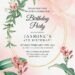 9+ Modest Boho Greenery & Floral Birthday Invitation Templates