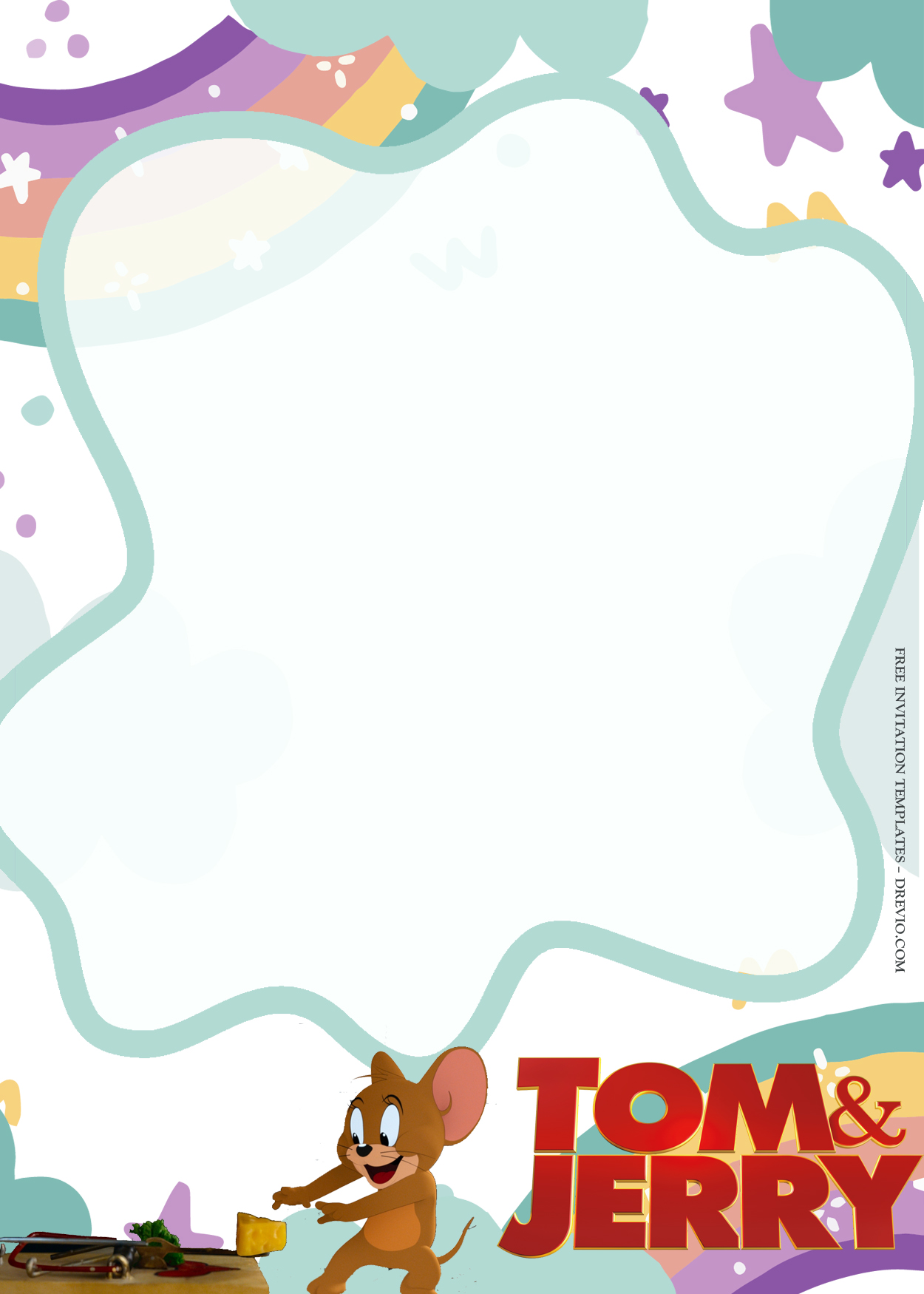 9+ Tom And Jerry In Town Birthday Invitation Templates Eight