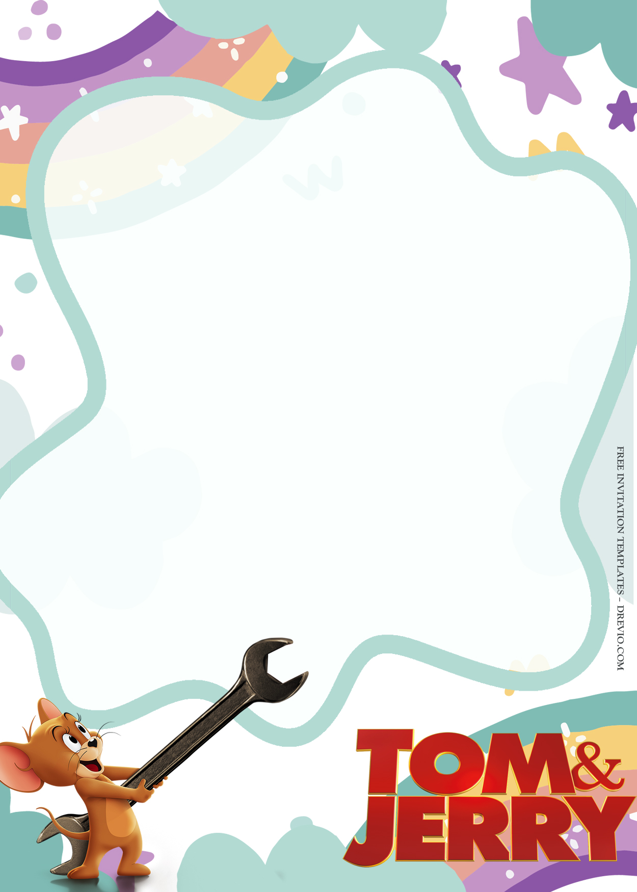 9+ Tom And Jerry In Town Birthday Invitation Templates One