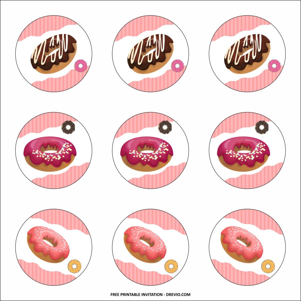 Invitation Template of Donuts Themed Party Everyone Will Love!  1