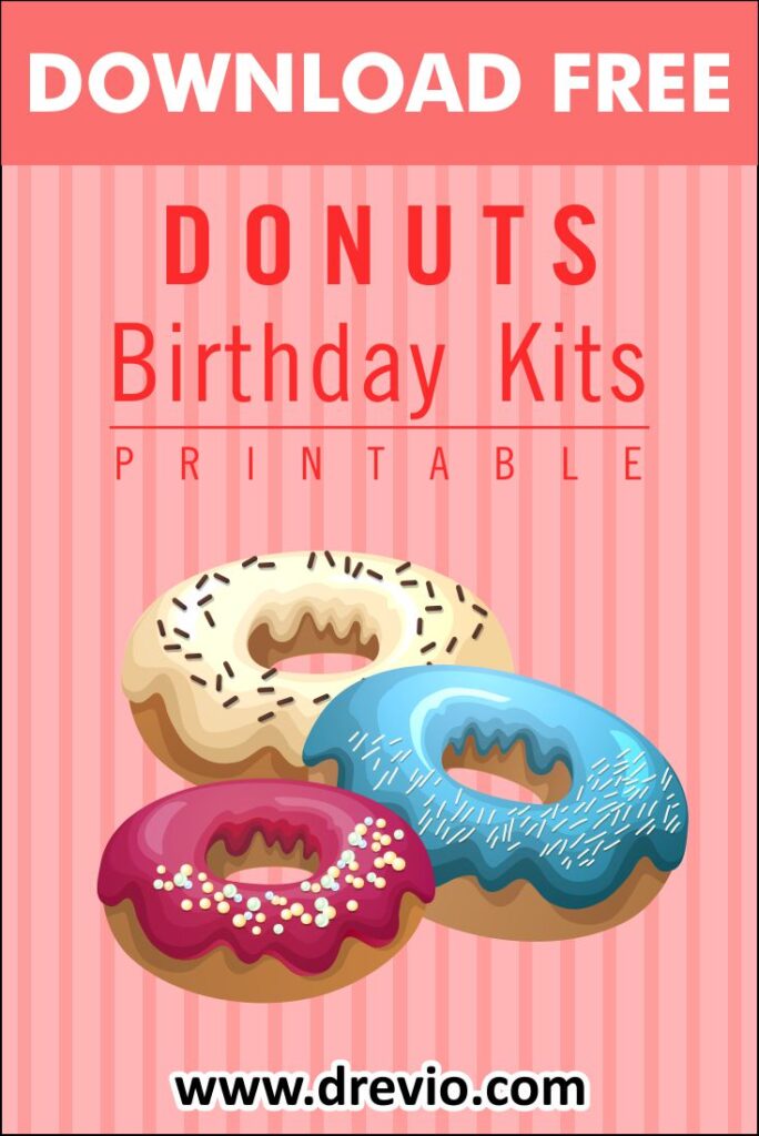 Invitation Template of Donuts Themed Party Everyone Will Love!  5