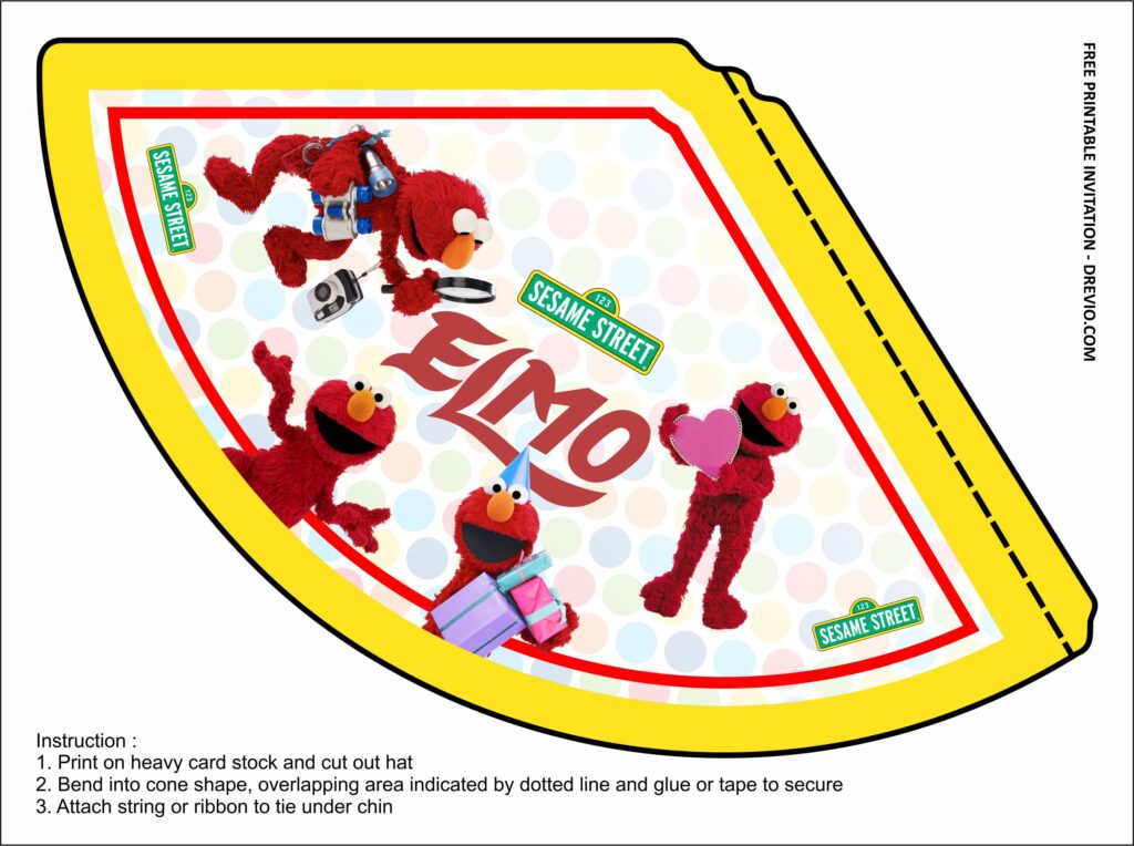 Invitation Template of Amazing Elmo Birthday Party Ideas + Birthday Kit 2