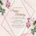 8+ Watercolor Blush Foil Birthday Invitation Templates