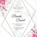 10+ Blush Vintage Marble & Rose Floral Invitation Templates