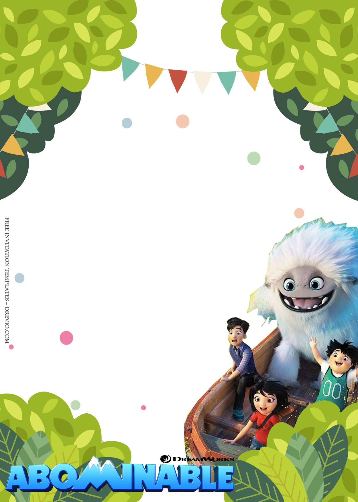7+ Abominable Magical Party Birthday Invitation Templates Five
