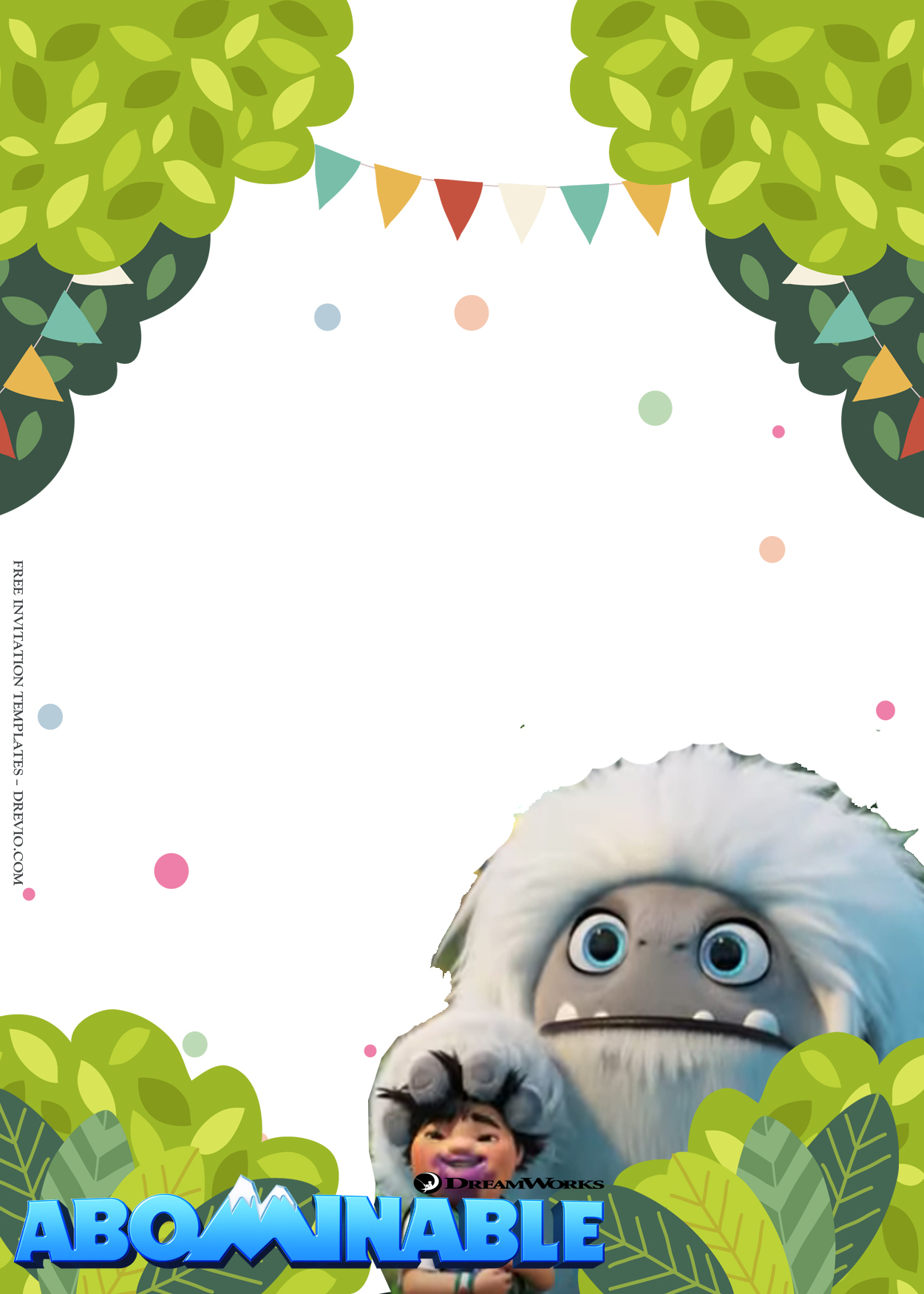 7+ Abominable Magical Party Birthday Invitation Templates Six